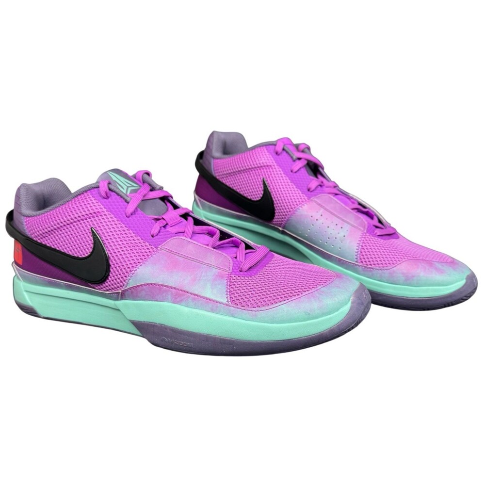 Nike Mens Ja 1  Size 18 Christmas Basketball Sneakers Fuchsia Dream Shoes New